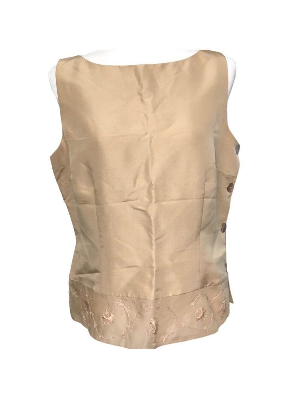 David Warren New York Silk Tank & Pants Set Size 12